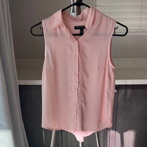 Banana Republic Light Pink Button-Up Blouse
